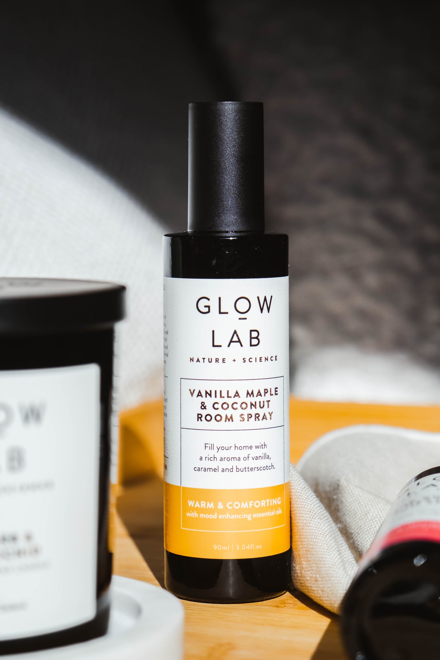 Glow lab - Room spray Vanilla maple and coconut