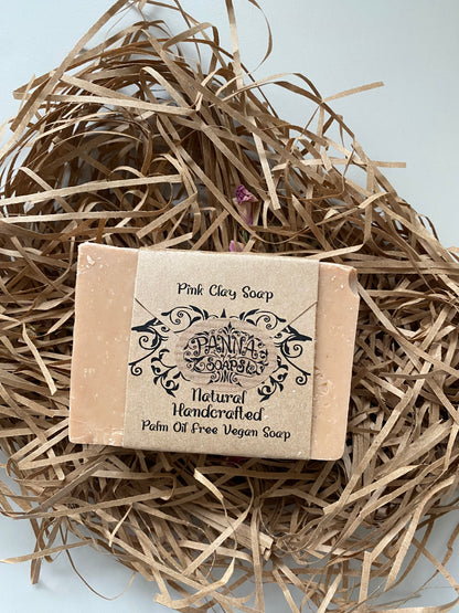 Panna pink clay vegan soap gratefully gifted Christchurch new zealand 