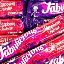 Fabulicous raspberry twists. gratefully gifted christchurch new zealand 