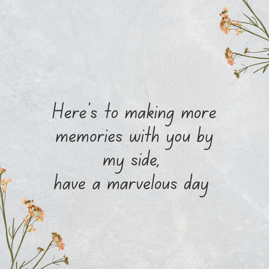 Here's to making memories - Gratefully Gifted