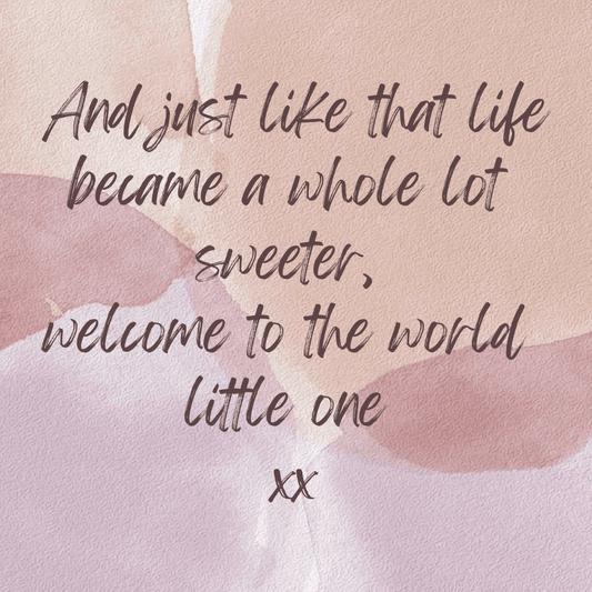 Welcome to the World - Gratefully Gifted